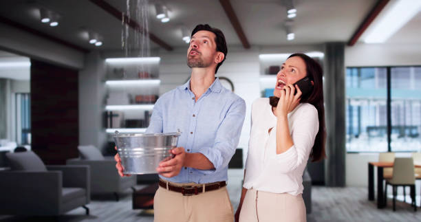 Water damage restoration experts in Leslie, MI